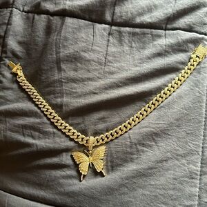 Gold Butterfly Necklace